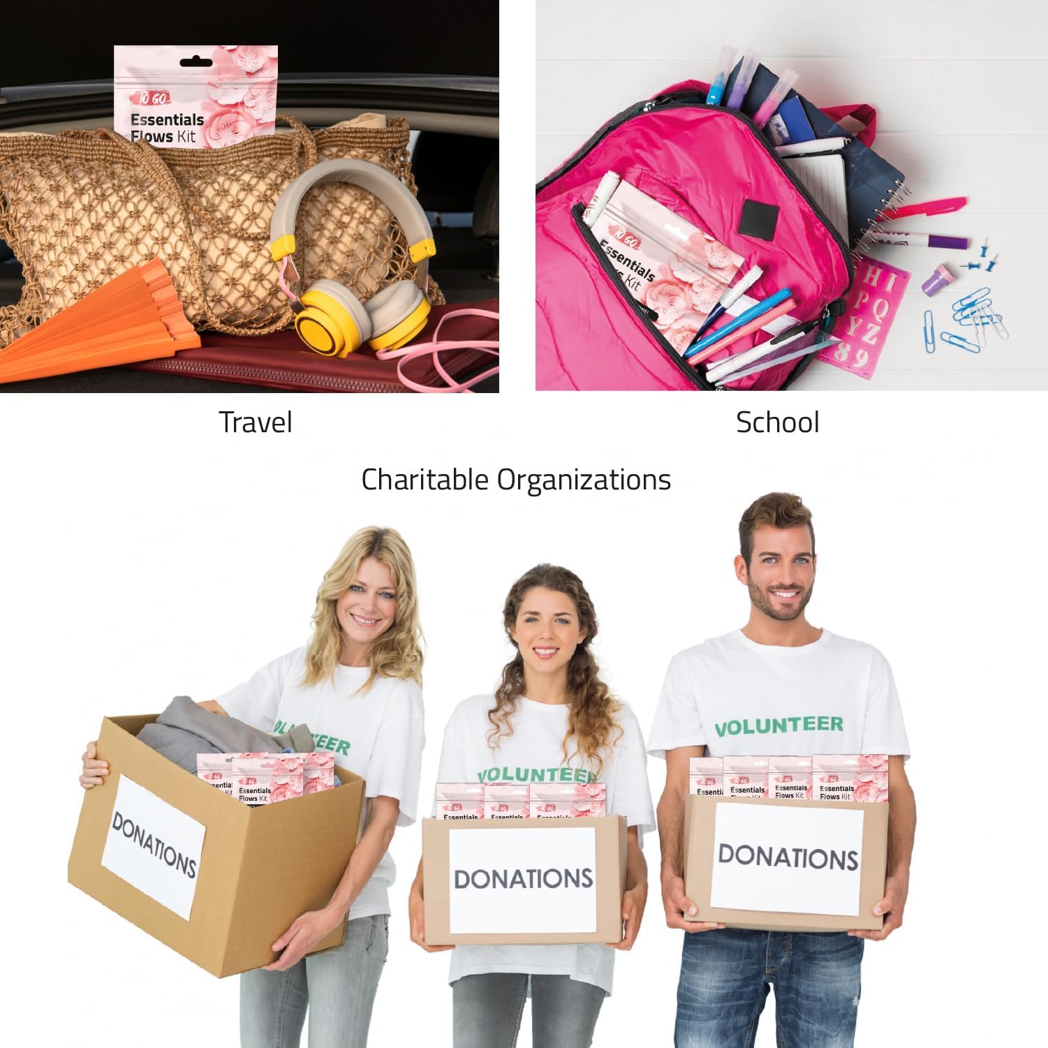 Essential Flows Kits Pack of 100